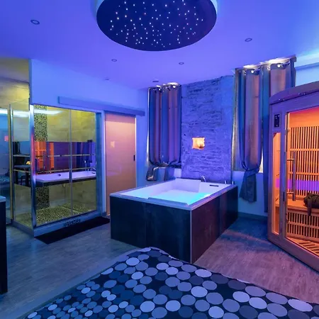 Lx202 Love Room & Spa Privatif - Jacuzzi & Sauna אורחן *