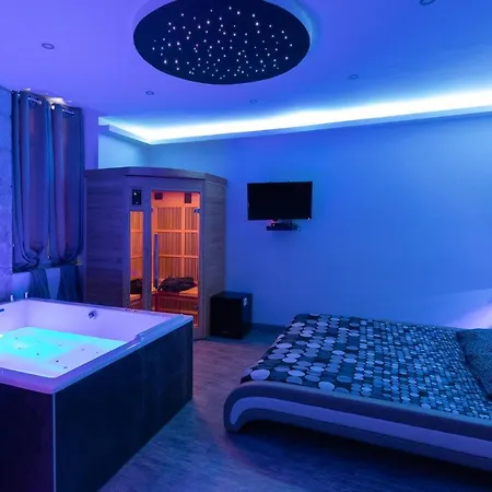 Lx202 Love Room & Spa Privatif - Jacuzzi & Sauna אורחן דיז'ון